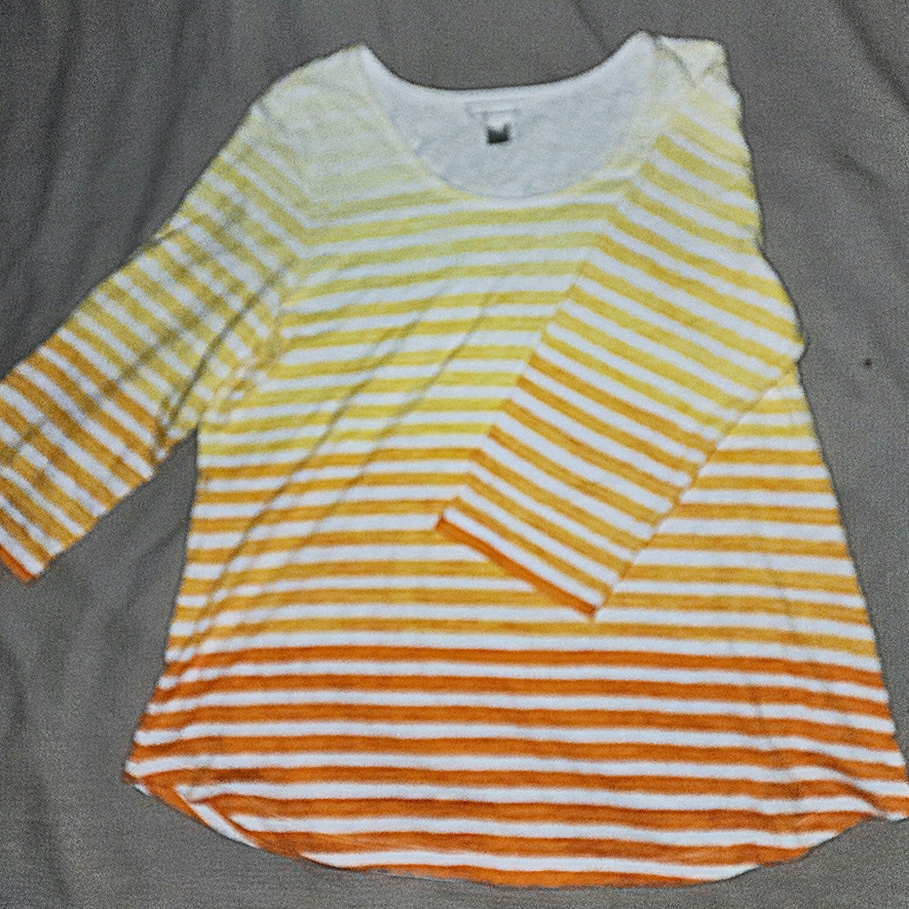 L striped tunic
